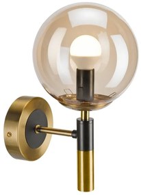 Applique ROLLO 1xE14/5W/230V oro/fumé beige