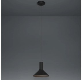 Eglo 390218 - Lampadario a sospensione con filo MORESCANA 1xE27/28W/230V nero