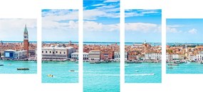 Quadri 5 pezzi – Vista su Venezia