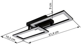 Globo 67328-20O - Plafoniera LED SAPENA LED/20W/230V