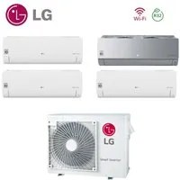 Climatizzatore Condizionatore LG Quadri Split Inverter Serie Libero Smart +(12 Artcool) 9+9+12+18 con MU4R27 UL0 R-32 9000+9000+12000+18000 Wi-Fi Integrato