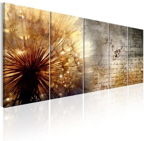 Quadro Sunny Dandelion  Colore Marrone, Dimensioni e Misure 225x90