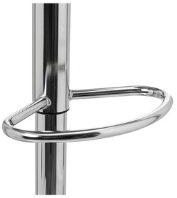 Sgabelli da bar bianchi ad altezza regolabile in similpelle in set di 2 (altezza seduta 56,5 cm) - Casa Selección