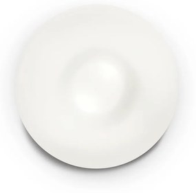 Plafoniera Moderna Glory Vetro Bianco 2 Luci E27 D40Cm