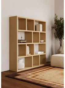 Libreria color legno effetto rovere 150x159 cm Berlin - TemaHome
