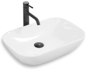 Lavabo da appoggio Rea Claudia 9447 White