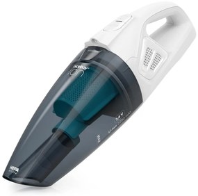 Niceboy ION Hurricane R1 - Aspirapolvere portatile ricaricabile 50W/2200 mAh bianco/blu