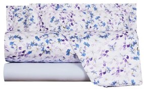 Completo Lenzuola in Raso di cotone Arbor Matrimoniale -