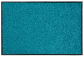 Tyrkysová rohožka Hanse Home Wash & Clean, 39 x 58 cm