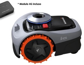 Robot tagliaerba NAVIMOW SEGWAY i105E 4G 500 MQsenza filo perimetrale larghezza di taglio 18 cm
