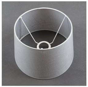 Paralume di ricambio universale LORENZO E27 16x26 cm grigio