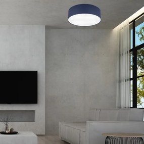 Plafoniera SIRJA PASTEL DOUBLE 4xE27/15W/230V diametro 45 cm blu scuro