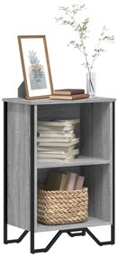 Libreria grigio sonoma 50x31x74,5 cm in legno multistrato