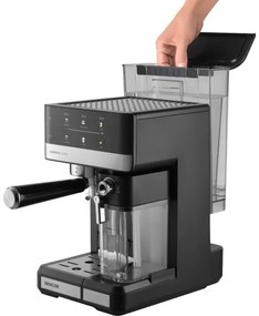 Sencor - Macchina per caffè espresso a portafiltro 1350 W/230 V nero/cromo satinato