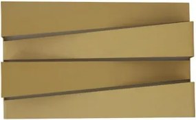 Searchlight 86410GO - Lampada da parete LED SECTION LED/18W/230V, finitura oro