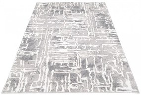 Tappeto di design grigio con leggero motivo astratto Larghezza: 140 cm | Lunghezza: 200 cm