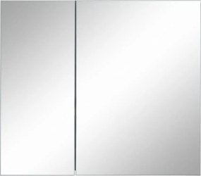 Mobile da bagno a parete bianco con specchio , 80 x 70 cm Wisla - Støraa