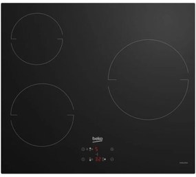 Beko - Piano cottura in vetroceramica 3 fuochi - 60 cm - HIC63400