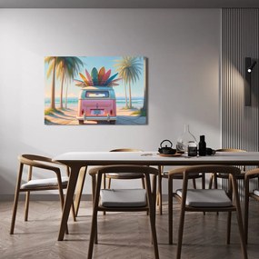 Quadro su tela – Estate nei colori delle tavole da surf