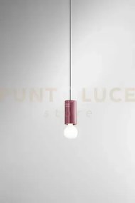 Sospensione ceramica e metallo bordeaux lucido idea 1 luce attacco ...
