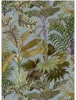 Josephine Munsey Carta da parati Palm Grove - Dusk and Verdigris