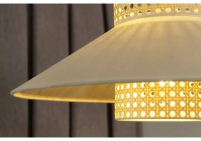 Duolla - Lampadario a sospensione con filo RIO RATTAN 1xE27/15W/230V diametro 45 cm beige/rattan