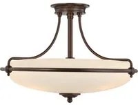 Lampadario Contemporaneo Griffin Metallo Bronzo Palladiano 4 Luci E27