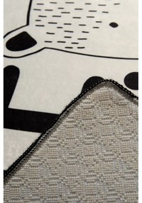 Tappeto antiscivolo per bambini bianco e nero , 100 x 160 cm Little Bear - Conceptum Hypnose