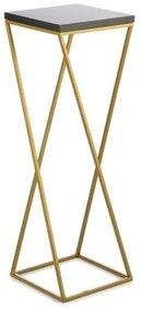 Portafiori LOFT 70x24 cm oro/nero