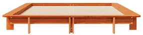 Letto senza materasso marrone cera 120x200 cm in legno di pino