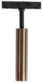 Faretto moderno bronzo scuro per sistema binario monofase - Slimline Uzzy