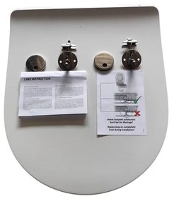 Copriwater SEDILE SERIE BEST tondo dedicato per serie sanitari OLYMPIA CERAMICA con chiusura rallentata in duroplast bianco