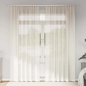 Tende İn Voile Con Linguetta 2 Pz Crema /