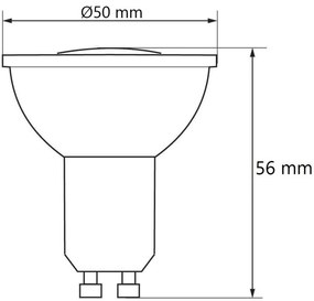 Lampada LED GU10 75W 100lm/W Angolo 120° - Minimo 100pz Colore Bianco Freddo 6.000K