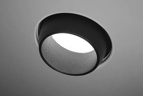 LELANTO Incasso Orientabile 1 Luce Nero Sforzin Lampade in gesso