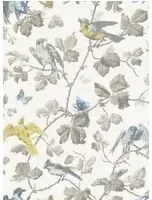 Tapete Winter Birds von Cole & Son - Yellow & Grey
