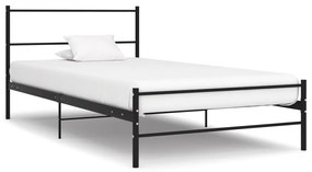 Giroletto Nero İn Metallo 90x200 Cm /