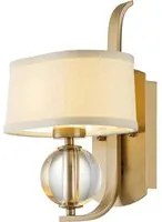 Applique Contemporanea Gotham Metallo Ottone Spazzolato 1 Luce G9 Led 3.5W