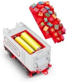 Decorazione natalizia a LED 10xLED/4xAA treno