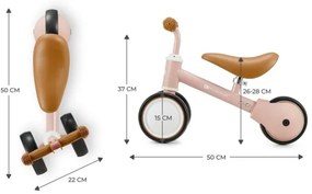 KINDERKRAFT - Bici a spinta CUTIE rosa