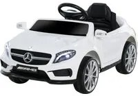 Macchina Elettrica per Bambini 6V con Licenza Mercedes GLA 45 Bianco