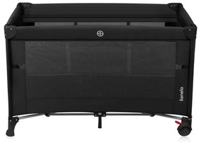 Lionelo - Lettino da viaggio 3 in 1 ELLEN Black Carbon