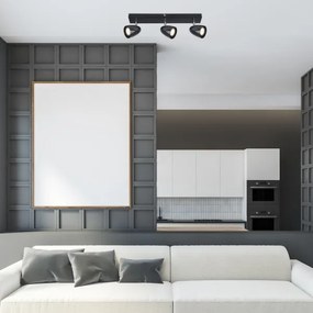 Rabalux 73019 - Faretto PERICO 3xGU10/5W/230V nero