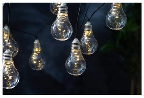 Catena luminosa a LED solare bianca adatta all'esterno, lunghezza 1,9 m Glow - Star Trading