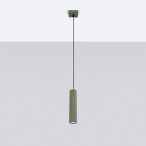 Lampadario verde Gleam – Sollux