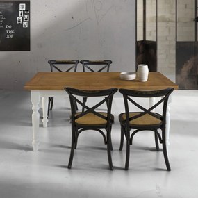 BARRETT - tavolo da pranzo quadrato moderno allungabile a libro in rovere