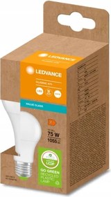 LED Lampadina in plastica riciclata E27/10W/230V 4000K - Ledvance