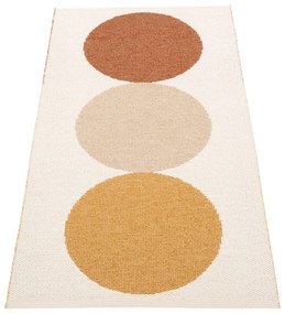 Tappeto da interno/esterno giallo ocra/color crema 70x140 cm Otto Harvest – Pappelina