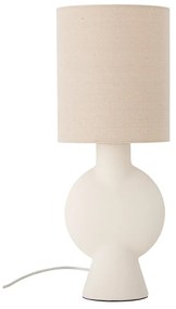 Lampada da tavolo beige con paralume in tessuto (altezza 54,5 cm) Sergio - Bloomingville