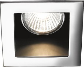 Ideal Lux - Faretto da incasso FUNKY 1xGU10/50W/230V 9x9 cm cromo lucido